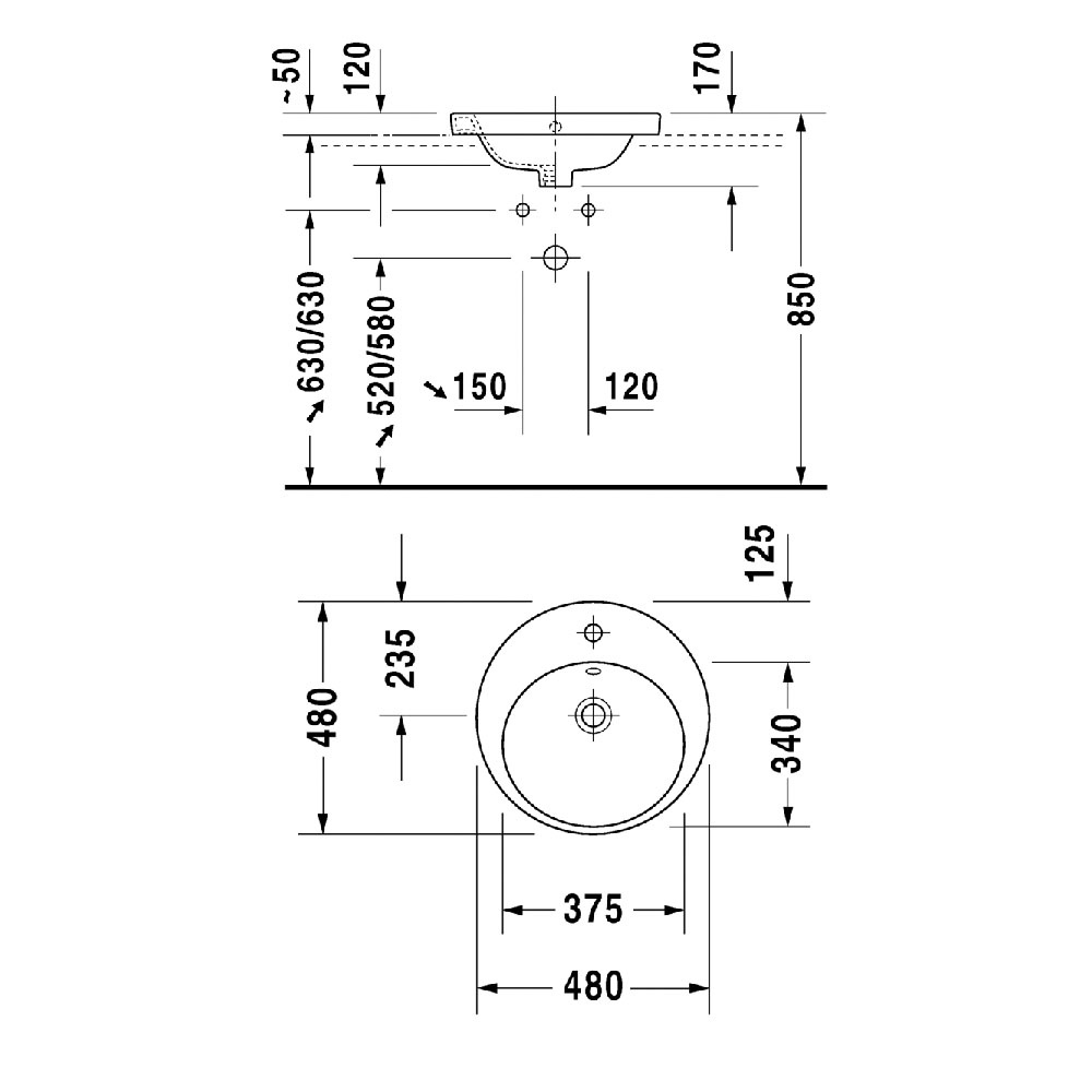 Duravit   480 ,  1   ,  ,  