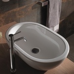 Раковина накладная 60x40 Globo Forty3 SC012.BI - фото