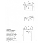 Раковина подвесная/накладная 52 см Cielo Opera OPLA52- фото3