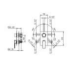 Palazzani Mis встроенный смеситель на 5 потребителей- фото2