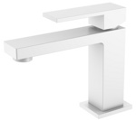 Смеситель для умывальника Boheme Qubic Matt White 471-MW- фото