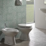 Унитаз напольный, слив в пол 39x48 Globo Arianna A5001.BI- фото