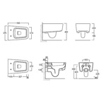 Унитаз подвесной Simas Degrade DE18- фото3