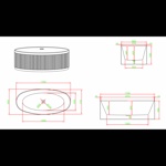 Ванна Frank F7001 White отдельностоящая.- фото5