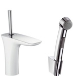 Смеситель Hansgrohe PuraVida (арт.15275400), с гигиеническим душем- фото