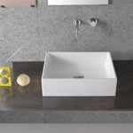 Раковина накладная 50x37 Globo Forty3 FO050.BI - фото