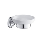 Мыльница Savoy,  Хром/белый- фото