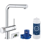 Смеситель для кухни, GROHE Blue Pure Minta, стартовый комплект, хром, (30382000)- фото