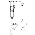 Бачок скрытого монтажа Geberit Delta 109.100.00.1- фото3