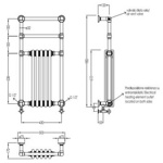 Полотенцесушитель Devon & Devon ARMONIA 3 - фото2