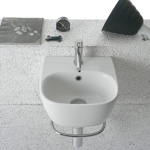 Раковина подвесная 35x35 Globo Genesis GE049.BI - фото