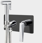 Гигиеническая лейка со смесителем Boheme VENTURO 377-B- фото