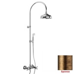 Palazzani Adams душевая система со смесителем бронза- фото