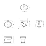 Унитаз с горизонтальным сливом Simas Londra LO911 - фото2