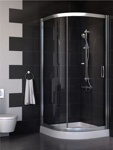 Душевая Кабина Vegas ZSMP  80х80 профиль:белый стекло: прозрачное- фото