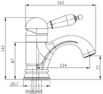 Смеситель для раковины Boheme Provanse Ripresa 361/Бронзовый- фото2