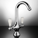 Palazzani Porter смеситель для раковины с поворотным изливом хром- фото2