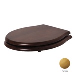 AZZURRA Giunone-Jubilaeum Сиденье для унитаза дерево, шарниры золото (микролифт)