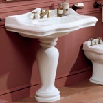 Azzurra Jubilaeum JUB 200/110T Раковина подвесная на колонне - фото