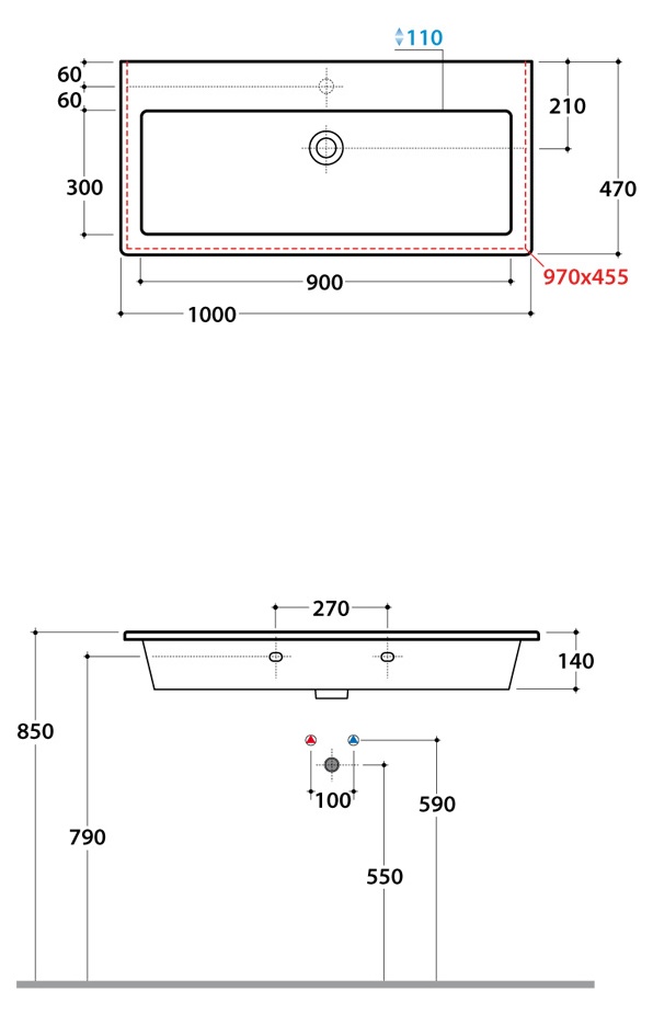   100x47 Globo Forty3 FO100.BI