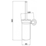 Ёршик настенный  Boheme Murano 10913-BR - фото3