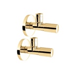 Palazzani комплект угловых вентилей, золото- фото