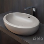Раковина накладная 60 см Cielo Fluid FLAA60- фото