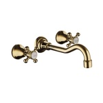 Palazzani Adams Color встроенный смеситель для раковины золото- фото