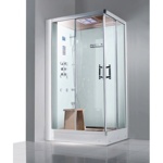 Гидромассажная кабина с парогенератором Grande Home WS117 /S6 white  правая/левая- фото