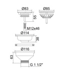 СЛИВ ДЛЯ КУХОННОЙ МОЙКИ MIGLIORE CUCINA ML.-RIC-10.131- фото3