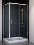 Душевая Кабина Vegas ZP+ZPV 130х90 профиль:белый стекло: прозрачное- фото