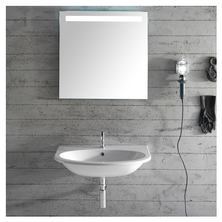 Раковина подвесная 70x48 Globo 4ALL MD70.BI 