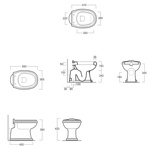 Унитаз с горизонтальным сливом Simas Arcade AR811- фото2