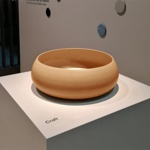 BETTECraft Раковина-чаша на столешницу круглая , 35х35х12 cм, без отв. под смеситель и перелива, цвет карри 040- фото