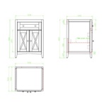 Шкафчик Burlington EU2W белый- фото4