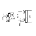 Palazzani Mis Color смеситель для душа- фото2