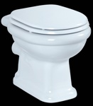 Унитаз напольный Migliore Augusta, ВЫПУСК В СТЕНУ (БЕЗ КРЫШКИ)