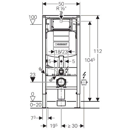  Geberit Sigma 111.300.00.5