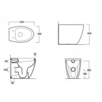 Унитаз приставной Simas LFT Spazio LFT20- фото2