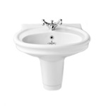 Раковина Sanitan Hillingdon с полупьедесталом- фото