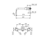 Palazzani Idrotech встроенный смеситель для раковины- фото2