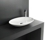 Artceram LA FONTANA Раковина накладная 60х42 см, без отв под смеситель, цвет белый- фото