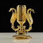 Стакан настольный (два лебедя), стекло Migliore Luxor арт.26215