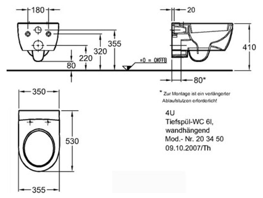   Keramag 4U 233450