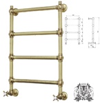 Полотенцесушитель электрический Migliore Colosseum ML.CLS-EL.300 бронза- фото