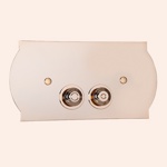 Клавиша смыва Boheme латунь, цвет золото- фото