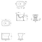 Биде напольное Simas Evolution EVO04- фото2
