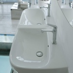 Раковина подвесная 120x50 Globo Genesis GE120.BI - фото