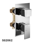 Palazzani Qadra встроенный смеситель на 2 потребителя хром- фото