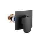 Palazzani Mis Color встроенный смеситель для душа черный мат- фото